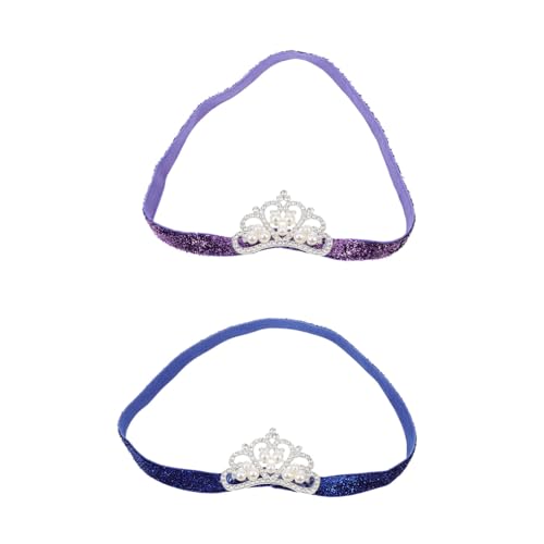 Vaguelly 2 Stück Teiliges Haarband mit Funkelnden Perlen Elastisch und Party Kopfschmuck für Mädchen Geburtstags und Cosplay Accessoires und Blau Vaguelly 2 Stück Teiliges Haarband mit Funkelnden Perlen Elastisch und Party Kopfschmuck für Mädchen Geburtstags und Cosplay Accessoires und Blau von Vaguelly