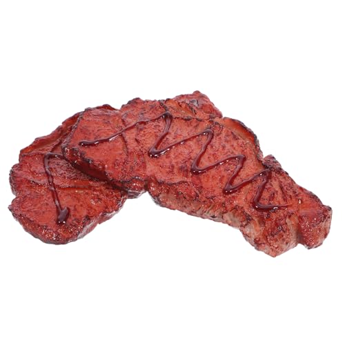 Vaguelly 2 Stück Teiliges Künstliches Steak Braun Realistische Detailgetreue Fake Steak Requisiten für Markt Küche Fotografie Partydekoration Vielseitig Einsetzbare Künstliche Vaguelly 2 Stück Teiliges Künstliches Steak Braun Realistische Detailgetreue Fake Steak Requisiten für Markt Küche Fotografie Partydekoration Vielseitig Einsetzbare Künstliche von Vaguelly