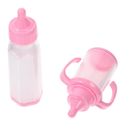Vaguelly 2 Stück Teiliges Set Kleine Fütterungsflaschen Farbenfrohes Rollenspiel Zubehör Fördert Kognitive Fähigkeiten Robustes Material für Mädchen und Jungen Vaguelly 2 Stück Teiliges Set Kleine Fütterungsflaschen Farbenfrohes Rollenspiel Zubehör Fördert Kognitive Fähigkeiten Robustes Material für Mädchen und Jungen von Vaguelly