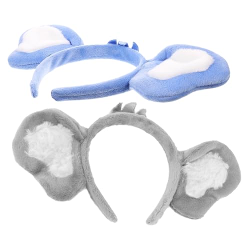 Vaguelly 2 Stück Teiliges Tier Stirnband mit Flexiblem Stoffreif Niedliche Ohren Haarreifen für Cosplay Party und Alltag Verstellbar und Vielseitig Einsetzbar als Haarschmuck Vaguelly 2 Stück Teiliges Tier Stirnband mit Flexiblem Stoffreif Niedliche Ohren Haarreifen für Cosplay Party und Alltag Verstellbar und Vielseitig Einsetzbar als Haarschmuck von Vaguelly