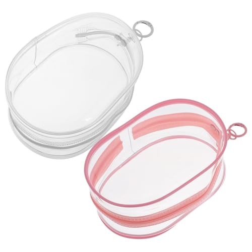 Vaguelly 2 Stück Transparente Figurentaschen mit Schlüsselanhänger Tragbare PVC Aufbewahrungstaschen für Mini Puppen und Sammlerstücke für Stilvolle Präsentation und Sicheren Schutz Vaguelly 2 Stück Transparente Figurentaschen mit Schlüsselanhänger Tragbare PVC Aufbewahrungstaschen für Mini Puppen und Sammlerstücke für Stilvolle Präsentation und Sicheren Schutz von Vaguelly