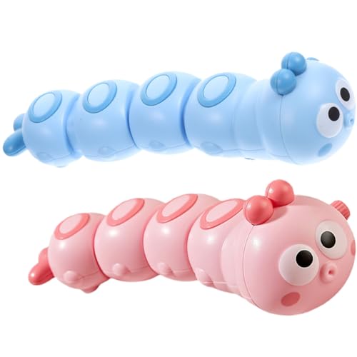 Vaguelly 2 Stück Uhrwerk-Raupenspielzeug für kinderspielzeug Kriechendes spielzeuge krabbelspielzeug Kid Toys Aufzieh Lustiges Abs Vaguelly 2 Stück Uhrwerk-Raupenspielzeug für kinderspielzeug Kriechendes spielzeuge krabbelspielzeug Kid Toys Aufzieh Lustiges Abs von Vaguelly