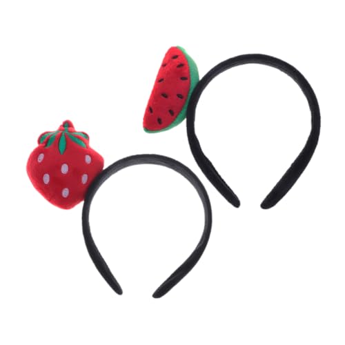 Vaguelly 2 Stück Wassermelonen und Erdbeer Stirnbänder Niedliches Cartoon Haaraccessoire für Mädchen für Partys Kostüme und Fotoshootings Vaguelly 2 Stück Wassermelonen und Erdbeer Stirnbänder Niedliches Cartoon Haaraccessoire für Mädchen für Partys Kostüme und Fotoshootings von Vaguelly