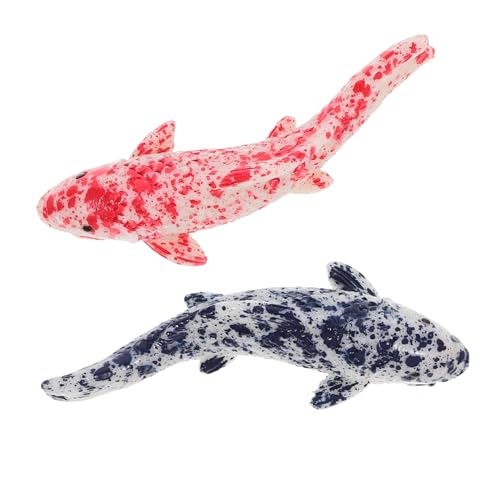 Vaguelly 2 Stück künstlicher Fisch realistischer Fisch Miniatur-Tierfiguren kleine Tierfiguren Fischspielzeug künstliche Fischmodelle Kunstfische für Aquarien Harz Vaguelly 2 Stück künstlicher Fisch realistischer Fisch Miniatur-Tierfiguren kleine Tierfiguren Fischspielzeug künstliche Fischmodelle Kunstfische für Aquarien Harz von Vaguelly