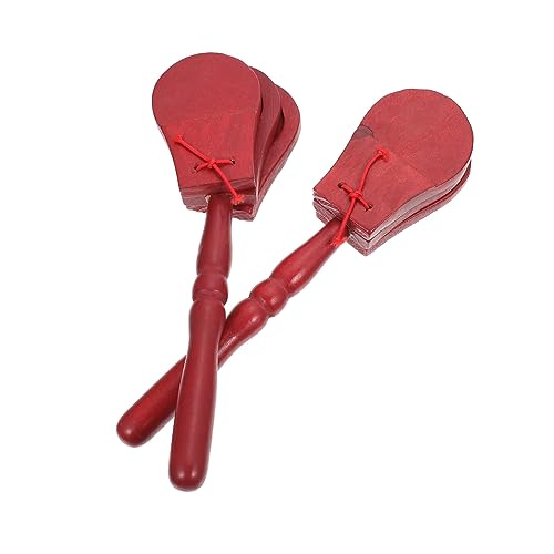 Vaguelly 2 Stücke Spanisch Kastagnetten B Rassel Für Musik Musical Kleine Castanet Lange Griff Castanet Vorschule Lustige Holz Vaguelly 2 Stücke Spanisch Kastagnetten B Rassel Für Musik Musical Kleine Castanet Lange Griff Castanet Vorschule Lustige Holz von Vaguelly