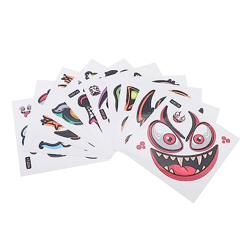 Vaguelly 20 Blätter Halloween-Aufkleber Beängstigende Hintergrundaufkleber Aufkleber Zum Thema Halloween Halloween-ausdrucksaufkleber Hintergrundabziehbilder Dekorative Kürbisaufkleber PVC Vaguelly 20 Blätter Halloween-Aufkleber Beängstigende Hintergrundaufkleber Aufkleber Zum Thema Halloween Halloween-ausdrucksaufkleber Hintergrundabziehbilder Dekorative Kürbisaufkleber PVC von Vaguelly