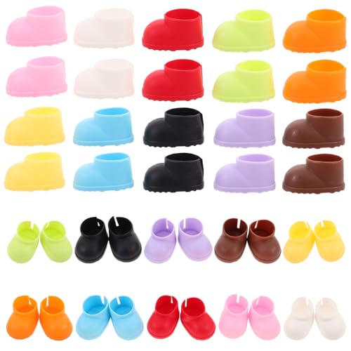 Vaguelly 20 Paar Mini-Schuhe Für Monster: Puppenschuhe, Miniaturstiefel, Mini-kostümzubehör, Fingerpuppen-Schuhe Für 10–15 cm Große Puppen Zum Anziehen Vaguelly 20 Paar Mini-Schuhe Für Monster: Puppenschuhe, Miniaturstiefel, Mini-kostümzubehör, Fingerpuppen-Schuhe Für 10–15 cm Große Puppen Zum Anziehen von Vaguelly