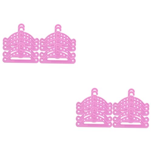 Vaguelly 20 Stück 18 Praktischer Kleiderbügel Einfacher Puppenkleiderbügel Aufbewahrungsbügel Kleiderregal Kleiderschrank Mini-kleiderbügel Puppenaufhänger Rosa Vereinigte Staaten Mädchen von Vaguelly