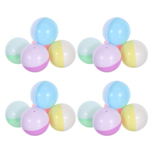 Vaguelly 20 Stück Automatenkapseln: Bunte Kapseln in Macaron-Farben, leere runde Kunststoffbehälter für Heimwerker, Bastelarbeiten, Partygeschenke und Verkaufsautomaten. von Vaguelly