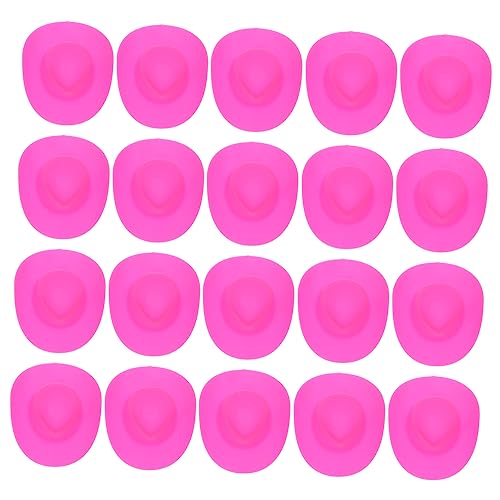 Vaguelly 20 Stück -Cowboyhut Hut für Minihauspuppe Mini-Hut- Kappen Miniaturspielzeug Puppen Kleidung für puppenkleidung Mini-Puppenmütze Miniaturhüte Plastik Rosa Vaguelly 20 Stück -Cowboyhut Hut für Minihauspuppe Mini-Hut- Kappen Miniaturspielzeug Puppen Kleidung für puppenkleidung Mini-Puppenmütze Miniaturhüte Plastik Rosa von Vaguelly