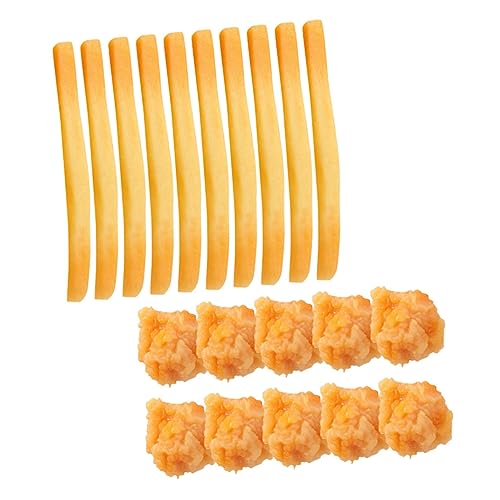 Vaguelly 20 Stück Essen künstliche Pommes Frites küche Dekoration mutfak aksesuarları Buffet-Dekoration ziernieten gefälscht Huhn Anzeige Pommes-Modell Simulation Pommes-Frites-Modell PVC Vaguelly 20 Stück Essen künstliche Pommes Frites küche Dekoration mutfak aksesuarları Buffet-Dekoration ziernieten gefälscht Huhn Anzeige Pommes-Modell Simulation Pommes-Frites-Modell PVC von Vaguelly