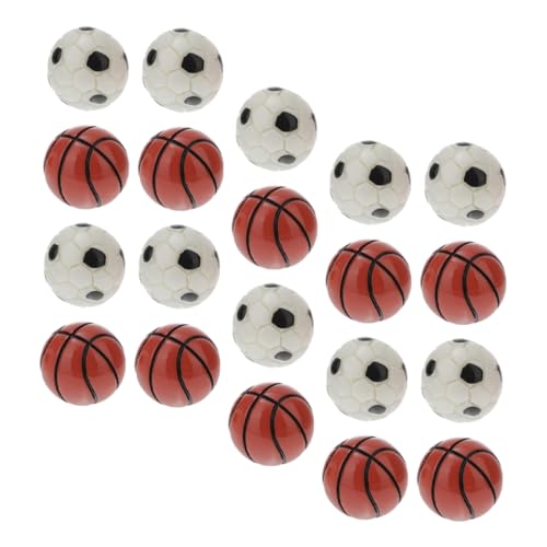 Vaguelly 20 Stück Fußball-Basketball-Modell kinderspielzeug Children Toys Dollhouse zubehör Puppenhaus Miniatur lebendige Mini-Basketbälle Mini-Fußball-Dekore Harz Vaguelly 20 Stück Fußball-Basketball-Modell kinderspielzeug Children Toys Dollhouse zubehör Puppenhaus Miniatur lebendige Mini-Basketbälle Mini-Fußball-Dekore Harz von Vaguelly
