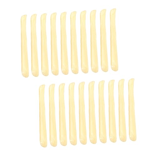Vaguelly 20 Stück Gefälschte Pommes Frites Kreatives Pommes Frites Frittierspielzeug Pommes Frites Gefälschte Pommes Frites Nachahmung Von Pommes Frites Burgerladen Pommes Frites von Vaguelly