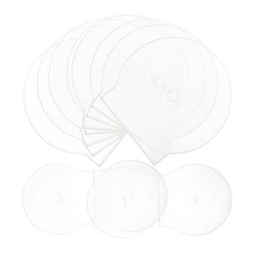 Vaguelly 20 Stück -Hülle DVD-Box DVD-Schutzbox Disk-Halter DVD-Speicherbox DVD-Organizer DVD-Schutzhülle Clam-Shell-DVD-Hülle einzelne DVD-Hülle Einzelscheibenhalter Plastik Transparent von Vaguelly