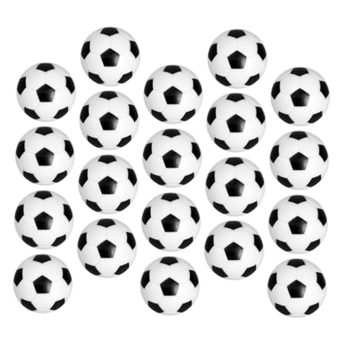 Vaguelly 20 Stück Kickermaschine Tischplatte Drinnen Fußbälle Mini-tischfußball Kickerbälle Ersetzen Party Tischfußballspiel Tischfussball Tischfußballbälle Fußballspielzeug Tischbälle Harz von Vaguelly