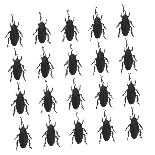 Vaguelly 20 Stück Mann Neuheit Trick Gruseliges Heikles Streich Neuheit Streich Kit Streich PVC Schwarz von Vaguelly