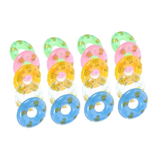 Vaguelly 20 Stück Mini-Schwimmring Schwimmer Mini-Strand Figur Spielzeugring Schwimmbecken für mini schwimmring Schwimmring Miniatur-Schwimmringmodell PVC Vaguelly 20 Stück Mini-Schwimmring Schwimmer Mini-Strand Figur Spielzeugring Schwimmbecken für mini schwimmring Schwimmring Miniatur-Schwimmringmodell PVC von Vaguelly