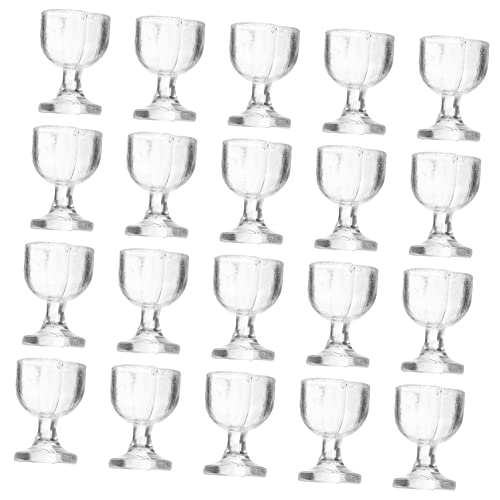 Vaguelly 20 Stück Mini Weingläser für Puppenhaus Transparente Miniatur Weingläser als Küchenzubehör für Kreative und DIY Dekorationen Vaguelly 20 Stück Mini Weingläser für Puppenhaus Transparente Miniatur Weingläser als Küchenzubehör für Kreative und DIY Dekorationen von Vaguelly