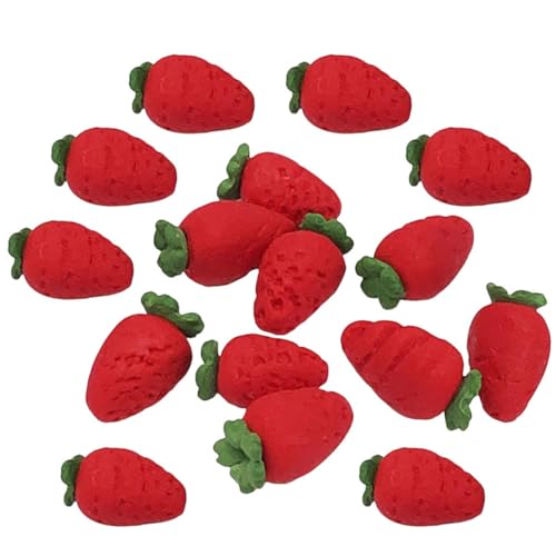 Vaguelly 20 Stück Miniatur Erdbeeren Künstliche Simulation für Puppenhaus Tisch und Schaufensterdekoration Realistische Fruchtmodelle aus Strapazierfähigem Resin für Kreative Bastelprojekte Vaguelly 20 Stück Miniatur Erdbeeren Künstliche Simulation für Puppenhaus Tisch und Schaufensterdekoration Realistische Fruchtmodelle aus Strapazierfähigem Resin für Kreative Bastelprojekte von Vaguelly