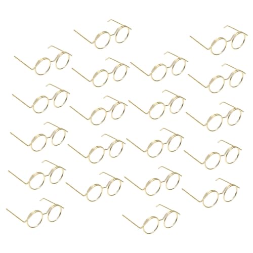 Vaguelly 20 Stück Miniatur Puppenbrille Teiliges Leichte Stylische Brillen für Puppen als Zubehör für Puppenhäuser Verschönerung von Puppenoutfits Vaguelly 20 Stück Miniatur Puppenbrille Teiliges Leichte Stylische Brillen für Puppen als Zubehör für Puppenhäuser Verschönerung von Puppenoutfits von Vaguelly