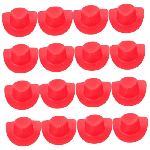 Vaguelly 20 Stück Minihüte zum Basteln Miniaturhüte Cowgirlhüte Frauen Cowgirl-Hut Miniaturhut Mini-Sachen doll Accessories puppenhauszubehör Hut für Puppen Mini-Hüte Plastik rot Vaguelly 20 Stück Minihüte zum Basteln Miniaturhüte Cowgirlhüte Frauen Cowgirl-Hut Miniaturhut Mini-Sachen doll Accessories puppenhauszubehör Hut für Puppen Mini-Hüte Plastik rot von Vaguelly