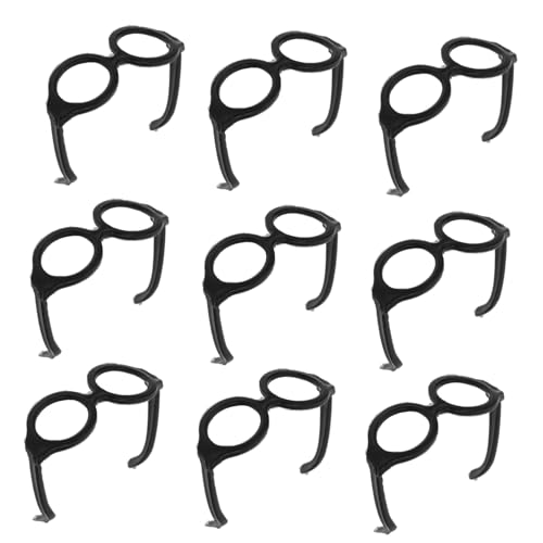 Vaguelly 20 Stück Puppenbrille Lustige Brillendekore Miniatur-Brillen-Requisiten Puppengläser Zur Dekoration Puppe Verkleiden Zubehör Entzückende Mini-Brille Puppe Mini-Brille Plastik Black Vaguelly 20 Stück Puppenbrille Lustige Brillendekore Miniatur-Brillen-Requisiten Puppengläser Zur Dekoration Puppe Verkleiden Zubehör Entzückende Mini-Brille Puppe Mini-Brille Plastik Black von Vaguelly