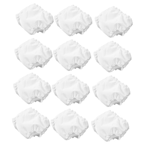 Vaguelly 20 Stück Puppenhöschen Puppenwagen Reborn Mädchen Babys Puppen Windeln Jungen Puppenunterhosen Puppenzubehör Weißes Tuch von Vaguelly