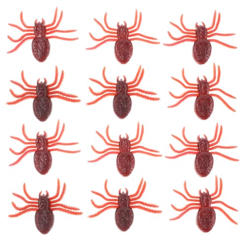 Vaguelly 20 Stück Realistische Spinnen Deko für Halloween Täuschend Echte Spinnen Requisiten für Streiche und Festliche Anlässe für Partys und Dekorationen Vaguelly 20 Stück Realistische Spinnen Deko für Halloween Täuschend Echte Spinnen Requisiten für Streiche und Festliche Anlässe für Partys und Dekorationen von Vaguelly