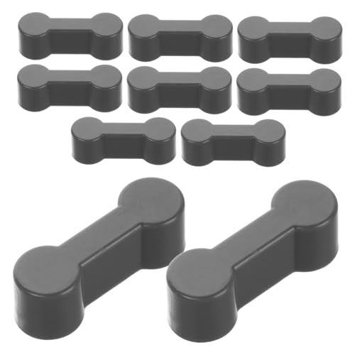 Vaguelly 20 Stück Schnalle für Eisenbahngleise Zug holzspielzeug Schienenbausatz Baukasten Holz Zug Anschlüsse Spuren Holzstrecke Gleisausbau aus Holz Plastik Dark Grey Vaguelly 20 Stück Schnalle für Eisenbahngleise Zug holzspielzeug Schienenbausatz Baukasten Holz Zug Anschlüsse Spuren Holzstrecke Gleisausbau aus Holz Plastik Dark Grey von Vaguelly