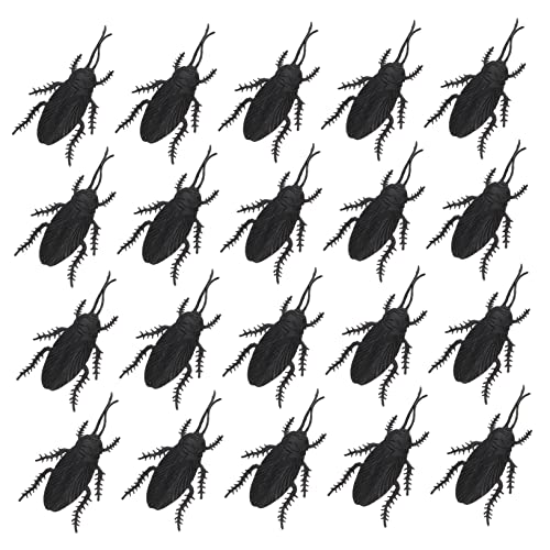 Vaguelly 20pcs Insekten Spielzeug Spielzeug Simulation Streich Requisiten Realistische Halloween Lieferungen Gefälschte Australische Trick Zubehör von Vaguelly