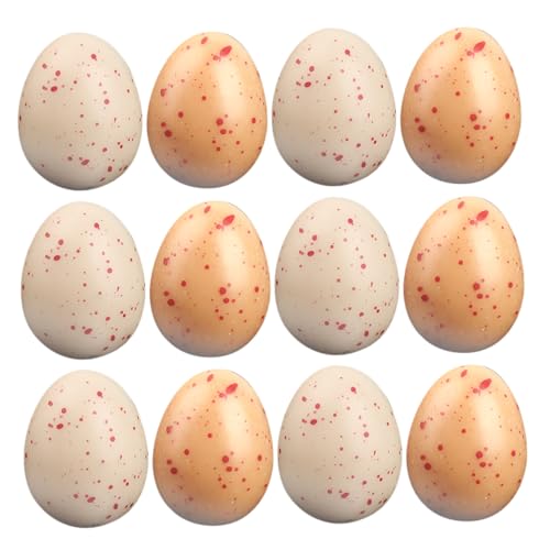 Vaguelly 20 Stück Simulierte Eierornamente Osterei Ostervasendekoration gefälschtes Essen Kleinkind-Ei- Osterdekor falsche Eier Harz Vaguelly 20 Stück Simulierte Eierornamente Osterei Ostervasendekoration gefälschtes Essen Kleinkind-Ei- Osterdekor falsche Eier Harz von Vaguelly