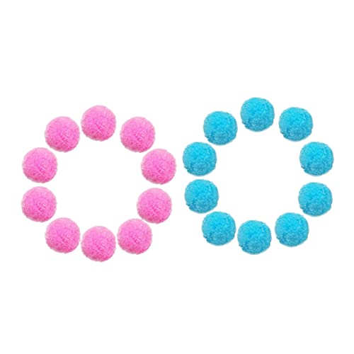 Vaguelly 20 Stück Teiliges Bunte Baumwoll Wasserbälle für Weiches Hautfreundliches Material als Outdoor Poolspielzeug und Sommerspaß für Garten Strand und Schwimmbad von Vaguelly