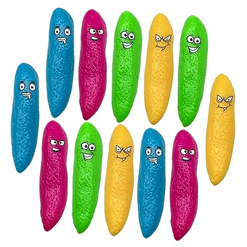 Vaguelly 20 Stück Teiliges Finger Lustige Poop Spielzeuge für Halloween Party Wiederverwendbar Kinderfreundlich Mit Tollen Farben Grün Blau Gelb von Vaguelly