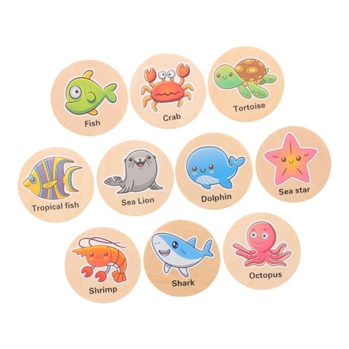 Vaguelly 20 Stück Teiliges Holz Memory Spiel für Kleinkinder Montessori Lernspielzeug zur Gedächtnisentwicklung Kartenspiel mit Maritimen Motiven Fördert Kritisches und Vaguelly 20 Stück Teiliges Holz Memory Spiel für Kleinkinder Montessori Lernspielzeug zur Gedächtnisentwicklung Kartenspiel mit Maritimen Motiven Fördert Kritisches und von Vaguelly