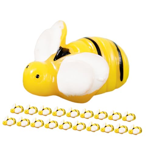 Vaguelly 20Stücke Teiliges Miniatur Bienenfiguren aus Resin für Mikrolandschaft und Basteln Realistische Deko für Garten Tisch und Geburtstagsfeiern Wohnaccessoires für Kreative Dekorationen Vaguelly 20Stücke Teiliges Miniatur Bienenfiguren aus Resin für Mikrolandschaft und Basteln Realistische Deko für Garten Tisch und Geburtstagsfeiern Wohnaccessoires für Kreative Dekorationen von Vaguelly