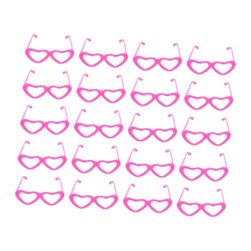 Vaguelly 20 Stück Teiliges Mini Herzförmige Puppen Sonnenbrillen Leichtes Zubehör für Puppenkostüme Rosa Vaguelly 20 Stück Teiliges Mini Herzförmige Puppen Sonnenbrillen Leichtes Zubehör für Puppenkostüme Rosa von Vaguelly