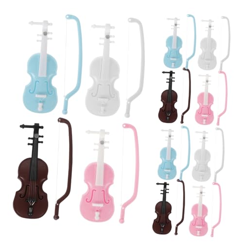 Vaguelly 20 Stück Teiliges Miniatur Violin Modell Realistische Simulation Dekoratives Musikinstrument für Puppenhaus DIY Bastelprojekte Kompakt und Leicht für Detailreiche Hausdekoration Vaguelly 20 Stück Teiliges Miniatur Violin Modell Realistische Simulation Dekoratives Musikinstrument für Puppenhaus DIY Bastelprojekte Kompakt und Leicht für Detailreiche Hausdekoration von Vaguelly