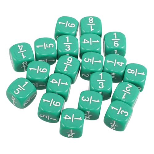 Vaguelly 20 Stück Teiliges Runder Multi Seiten Bruchwürfel für Pädagogisches Mathe Würfelspiel für Klassenzimmer Heimlernen und Interaktive Spiele aus Robustem Sicher Vaguelly 20 Stück Teiliges Runder Multi Seiten Bruchwürfel für Pädagogisches Mathe Würfelspiel für Klassenzimmer Heimlernen und Interaktive Spiele aus Robustem Sicher von Vaguelly