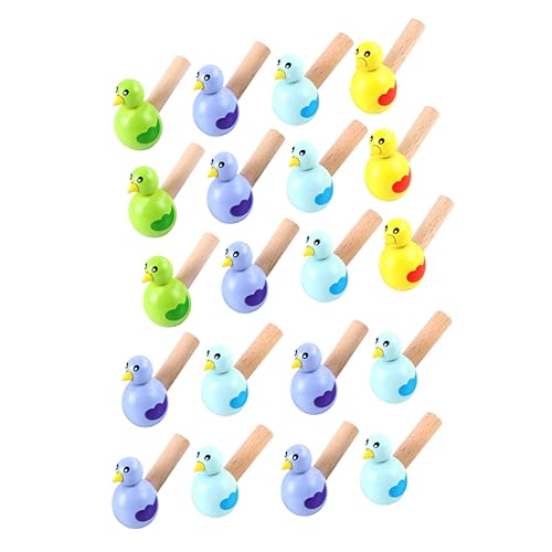 Vaguelly 20 Stück Vogelpfeifenspielzeug Musikinstrumente Cartoon Pfeifen Vogelförmige Pfeifen Vogelförmige Pfeifen Lustige Pfeifen Kreative Pfeifen Kinderparty Requisiten Aus Holz von Vaguelly