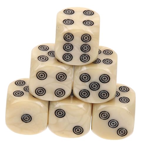 Vaguelly 20 Stück Würfel Spiel Board Game boardgame Tischdekoration настольная игра Gaming-Zubehör Acryl Vaguelly 20 Stück Würfel Spiel Board Game boardgame Tischdekoration настольная игра Gaming-Zubehör Acryl von Vaguelly