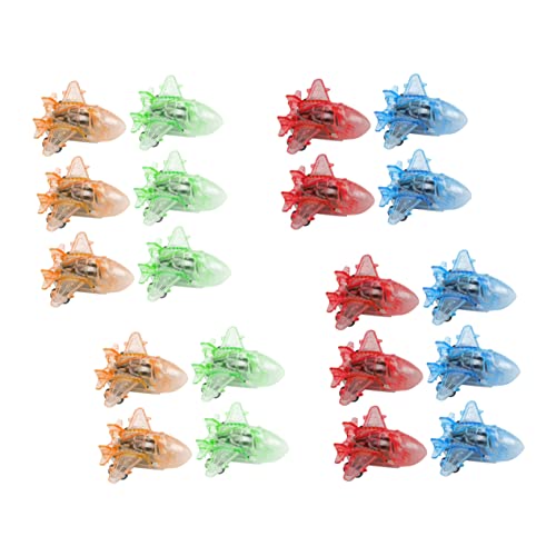 Vaguelly 20 Stücke Ziehen Zurückflugzeuge Spielzeug Transparent Cartoon Flugzeug Spielzeug (zufällige Farbe) von Vaguelly
