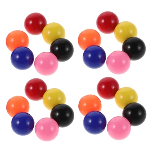 Vaguelly 200 Stück Chinese Checker Ersatzkugeln Plastikspielkugeln Bunte Sortier Lernspielzeuge für Hand-Auge-koordination und Farbenerkennung von Vaguelly