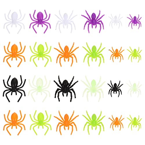 Vaguelly 200 Stück Mini Kunststoff Spinnen Realistische Halloween Deko für Partys Spaß Requisiten für Gruselstimmung für Halloween Dekorationen Home Haunted House Vaguelly 200 Stück Mini Kunststoff Spinnen Realistische Halloween Deko für Partys Spaß Requisiten für Gruselstimmung für Halloween Dekorationen Home Haunted House von Vaguelly