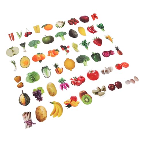 Vaguelly 200 Stück Obst Gemüseaufkleber Realistische Wasserdichte Lernsticker für Schule Laptop Flasche Scrapbook Fördert Feinmotorik und gesunde Essgewohnheiten Vaguelly 200 Stück Obst Gemüseaufkleber Realistische Wasserdichte Lernsticker für Schule Laptop Flasche Scrapbook Fördert Feinmotorik und gesunde Essgewohnheiten von Vaguelly