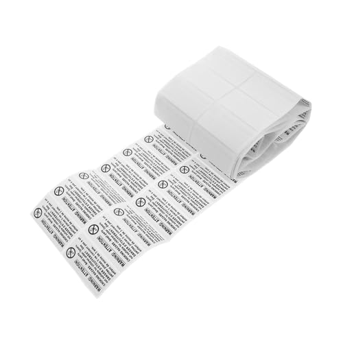 Vaguelly 200st Anti-erstickungs-Etikett Mesh-brustschutz Fingermalschwamm Mikro-zubehör Herren Brustschutz Zusammengesetzter Recurvebogen Outdoor- Seil-Tags Weiß Kraftpapier von Vaguelly