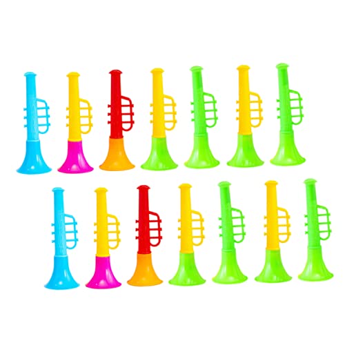 Vaguelly 20St Kleiner Lautsprecher Mini-Horn Hörrohr Mini-Drucklufthorn Trompeten kinderinstrumente musikinstrumente interessante Minitrompete kleine Kindertrompete Plastik von Vaguelly