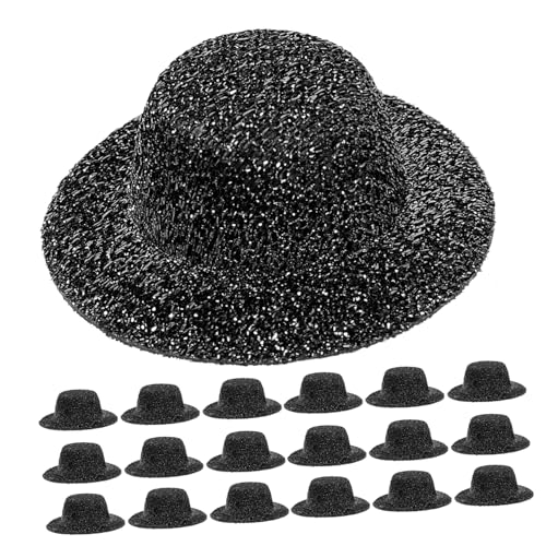 Vaguelly 20St Mini-Jazzhut Mini-Zylinder Miniatur-Baseballmütze für Puppen Mein Leben Puppenzubehör Kleiner Hut kleine Jazzhütchen Mini-Hüte zarte Miniaturhüte Feiner Farbiger Stoff Black Vaguelly 20St Mini-Jazzhut Mini-Zylinder Miniatur-Baseballmütze für Puppen Mein Leben Puppenzubehör Kleiner Hut kleine Jazzhütchen Mini-Hüte zarte Miniaturhüte Feiner Farbiger Stoff Black von Vaguelly