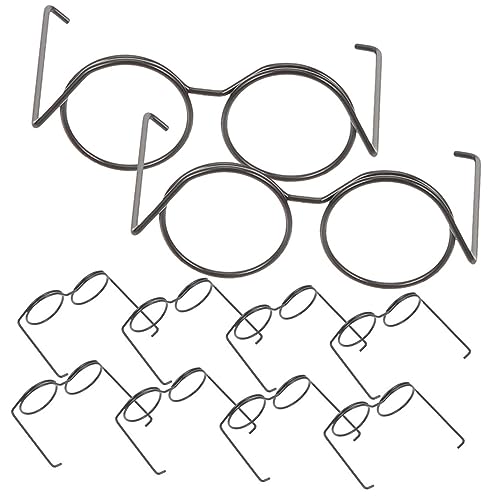 Vaguelly 20St Puppe Mini-Brille aus Metall Miniatur Deko-Puppe Figur Mini-Bastelpuppen Puppen Kleidung für puppenkleidung Puppenbrille schwarz Brillenrequisiten zum Anziehen Black Vaguelly 20St Puppe Mini-Brille aus Metall Miniatur Deko-Puppe Figur Mini-Bastelpuppen Puppen Kleidung für puppenkleidung Puppenbrille schwarz Brillenrequisiten zum Anziehen Black von Vaguelly