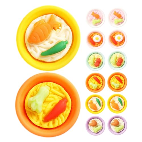 Vaguelly 20St Simulierte essbare Spielzeugnudeln Cool Mini-Dekoration Vorrichtungen Essen Conditioner für kinderspielzeug Mini- -Nudel- Mini-Ornament Harz von Vaguelly