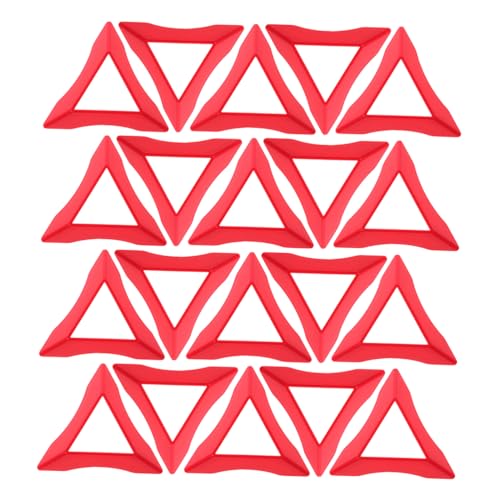 Vaguelly 20St Zauberwürfelhalter Puzzle Cube-Display-Stativ Pyramidenspiel Würfel Bauen dreibein stativ Dreiecksbasis Ventil Gastank Benzinhahn des Generatorventils Plastik rot von Vaguelly